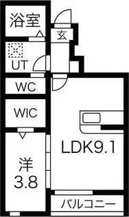 グリーンヒルズさくら通り【1階】の間取り