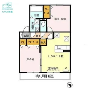 ビブレ原口【1階】の間取り