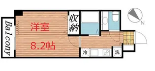 ロリエタワー川崎【5階】の間取り