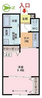 URBAN BRANZ SQUARE II棟【2階】の間取り
