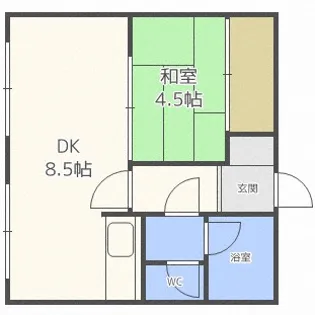元町明和ビル【3階】の間取り