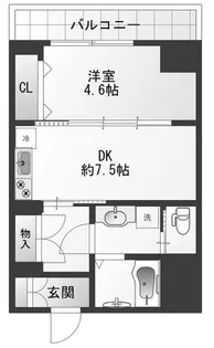 ドルミ錦糸町大興ビル【4階】の間取り