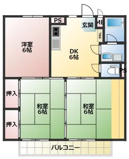 ファミール畠山III【2階】の間取り