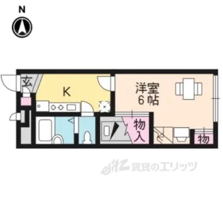 レオパレスグローバル3【1階】の間取り