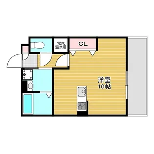 フラットヒル服部 A【1階】の間取り