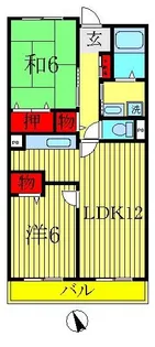 サンヒルズ柏A・B【1階】の間取り