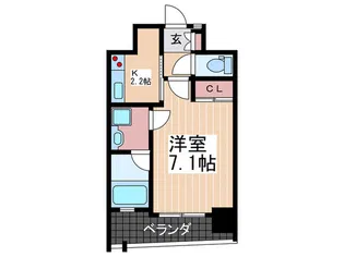 ルービンス宇品海岸II【3階】の間取り