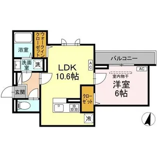 セレスティア扇VIII【2階】の間取り