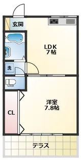 やよい荘B棟【1階】の間取り