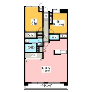 タワーレジデンス アネックス 1【3階】の間取り
