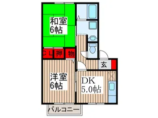 エレガンス【2階】の間取り