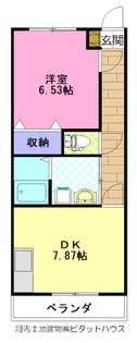 上大曽NAKAHARA【1階】の間取り