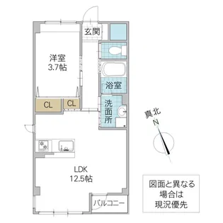 LUMINOUS STAGE【3階】の間取り