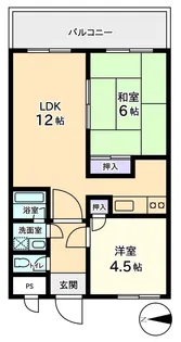 信開ドムス大聖寺駅前【5階】の間取り