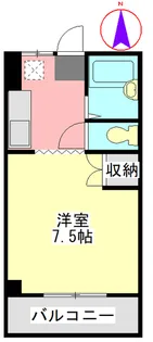 リアナ岐阜弐番館【4階】の間取り