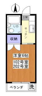 プチセゾン【1階】の間取り