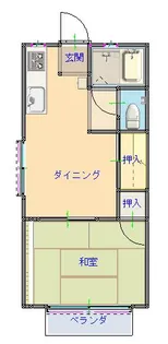 グリーンコーポ【2階】の間取り