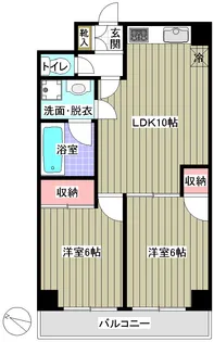 ローゼンハイム【1階】の間取り