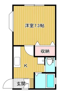 ハイツリモージュ万代【1階】の間取り