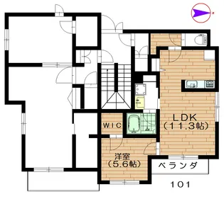 ストロベリーフィールズ【1階】の間取り