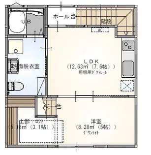 s.a.box御薗宇【3階】の間取り