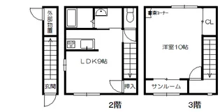 辰口アパートメント【1階】の間取り