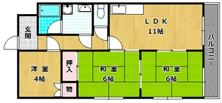 グランドコーポL【2階】の間取り