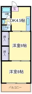 大阪府大阪市住吉区苅田5【マンション】の間取り