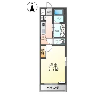 エストレア【2階】の間取り