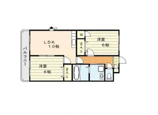 トレステーラ花みず木【2階】の間取り