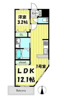 Reserve H&M Residence【3階】の間取り