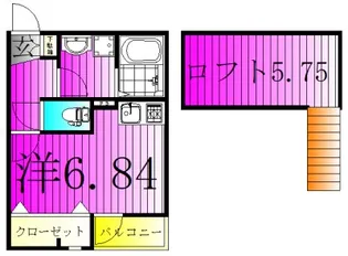 SKリデンテVII【2階】の間取り