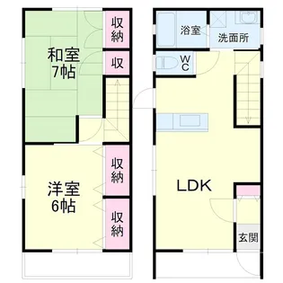 静岡県磐田市匂坂上【一戸建】の間取り