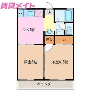 メゾン ド さくら【2階】の間取り