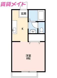 ディアコートみやび II【2階】の間取り