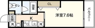 ポルトボヌール山本【2階】の間取り