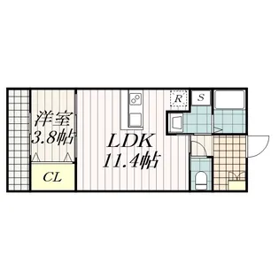 明幸3番館【1階】の間取り