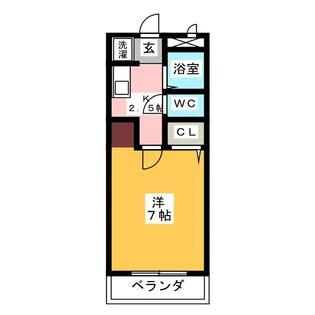 プレイース砂川【2階】の間取り