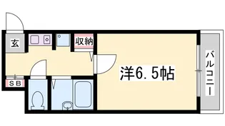 ドミール橘【4階】の間取り