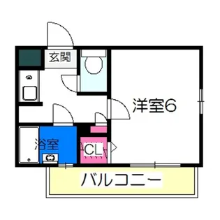 シャルマンフジ北花田【4階】の間取り