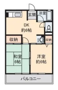 神奈川県小田原市田島【アパート】の間取り