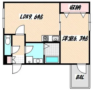 千葉県船橋市北本町2【マンション】の間取り