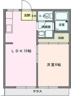 神奈川県小田原市中曽根【アパート】の間取り