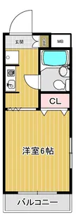 ハイツ東洋【3階】の間取り