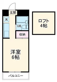 シャトーコバヤシ【4階】の間取り