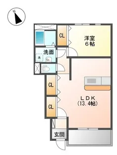 エクセルハイツ【1階】の間取り