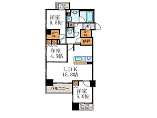 ウィルローズ京都御陵【1階】の間取り