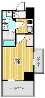 KDXレジデンス中延【5階】の間取り