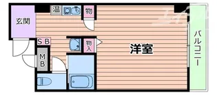 1Rの間取り画像