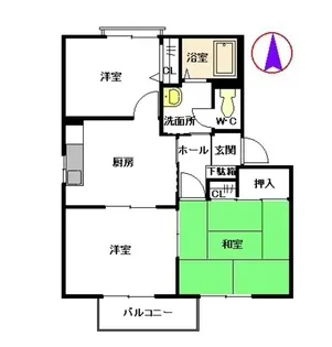 ハローキティ館【2階】の間取り